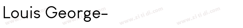 Louis George字体转换